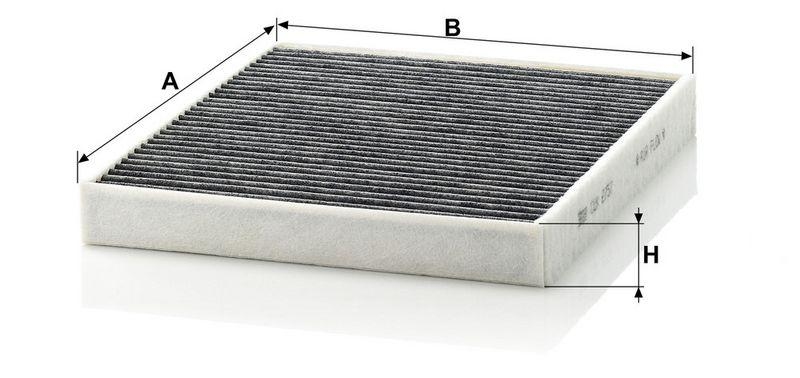 MANN-FILTER CUK 2757 Innenraumluftfilter f&uuml;r Opel
