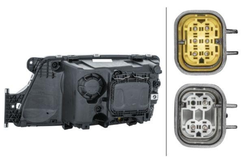 HELLA 1EH 354 987-161 Heckscheinwerfer rechts Halogen MAN