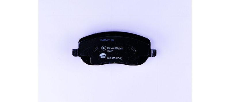 HELLA 8DB 355 010-501 Bremsbelagsatz, Scheibenbremsbelag für FIAT/P.S.A/LANCIA