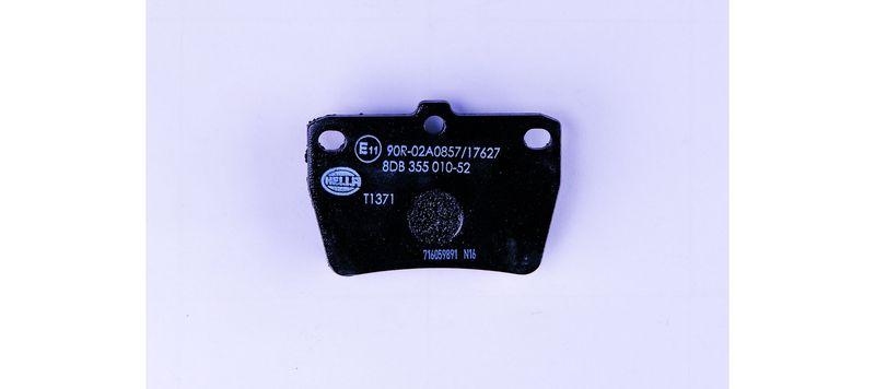 HELLA 8DB 355 010-521 Bremsbelagsatz, Scheibenbremsbelag f&uuml;r TOYOTA