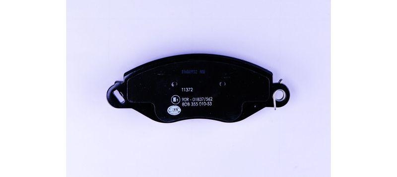 HELLA 8DB 355 010-531 Bremsbelagsatz, Scheibenbremsbelag für NISSAN