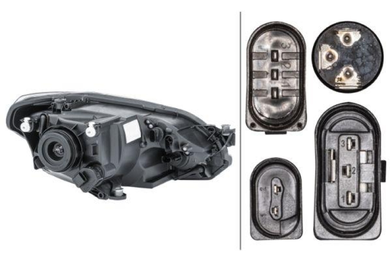 HELLA 1EJ 010 670-011 Heckscheinwerfer links Halogen VW