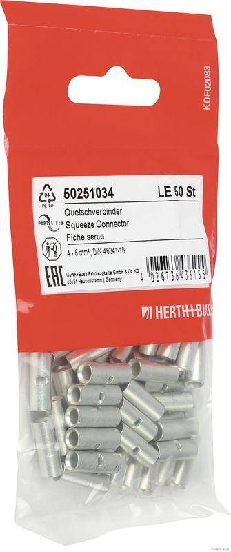 HERTH+BUSS 50251034 Quetschverbinder 4 - 6 mm&sup2;, DIN 46341-1B