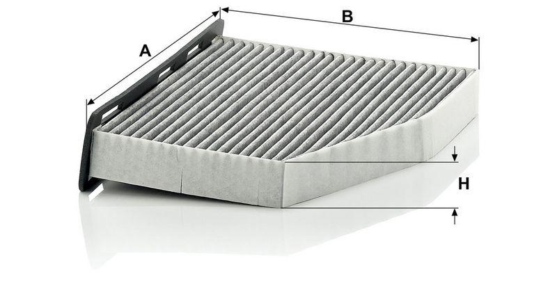 MANN-FILTER CUK 2939 Innenraumluftfilter f&uuml;r VW
