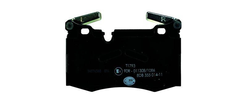 HELLA 8DB 355 014-111 Bremsbelagsatz, Scheibenbremsbelag f&uuml;r MINI