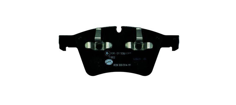 HELLA 8DB 355 014-191 Bremsbelagsatz, Scheibenbremsbelag f&uuml;r MB
