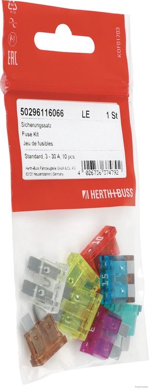 HERTH+BUSS ELPARTS 50296116066 Sicherungssatz