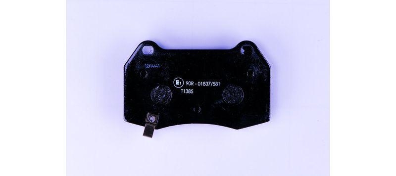 HELLA 8DB 355 010-681 Bremsbelagsatz, Scheibenbremsbelag für NISSAN