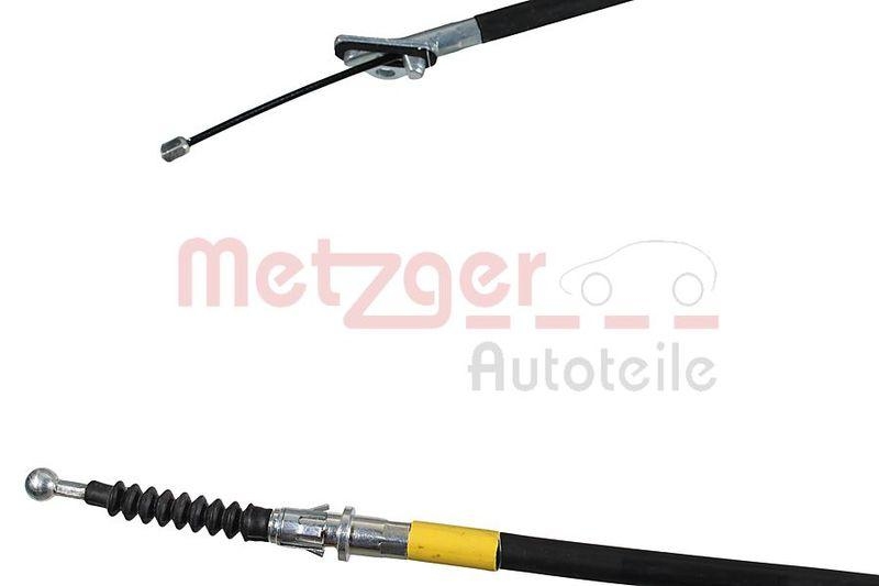 METZGER 17.1101 Seilzug, Feststellbremse f&uuml;r TOYOTA hinten rechts