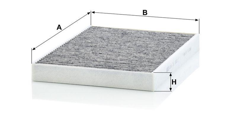 MANN-FILTER CUK 31 003 Innenraumluftfilter f&uuml;r VW