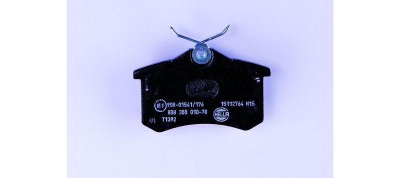 HELLA 8DB 355 010-781 Bremsbelagsatz, Scheibenbremsbelag f&uuml;r VW/SEAT