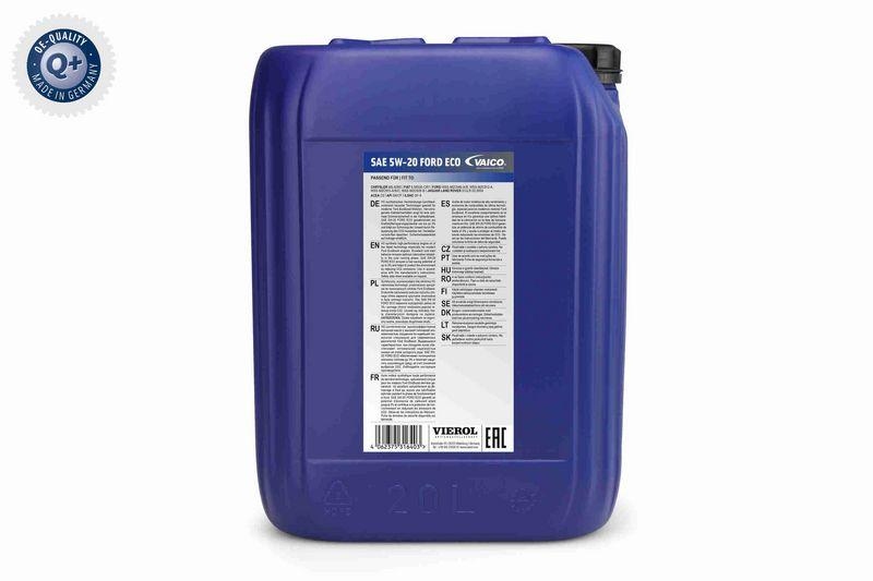 VAICO V60-0402 Motoröl Sae 5W-20 Ford Eco - 20 L