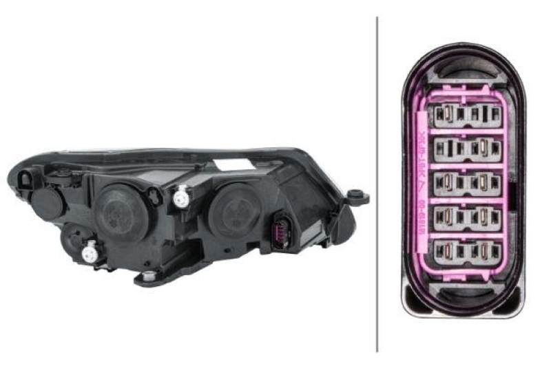 HELLA 1EJ 011 939-011 Heckscheinwerfer links Halogen SKODA