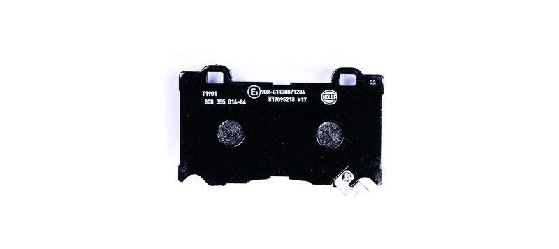 HELLA 8DB 355 014-841 Bremsbelagsatz, Scheibenbremsbelag f&uuml;r INFINITI