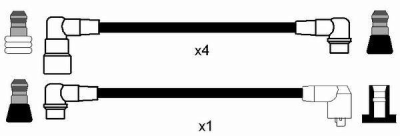 NGK 8500 Z&uuml;ndleitungssatz RC-VL609 |Z&uuml;ndkabel