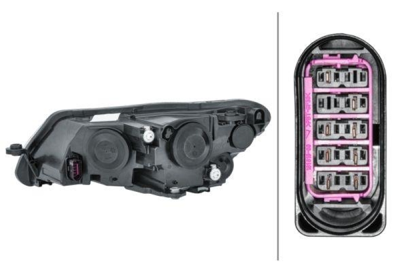 HELLA 1EJ 011 939-021 Heckscheinwerfer rechts Halogen SKODA