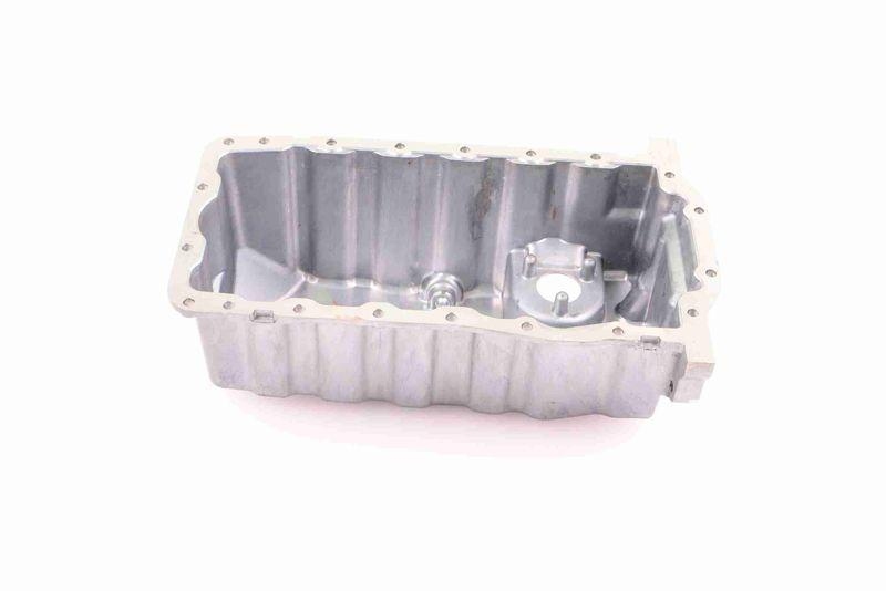 VAICO V10-4355 &Ouml;lwanne Aluminium, mit &Ouml;ffnung f&uuml;r &Ouml;lstandsensor f&uuml;r VW