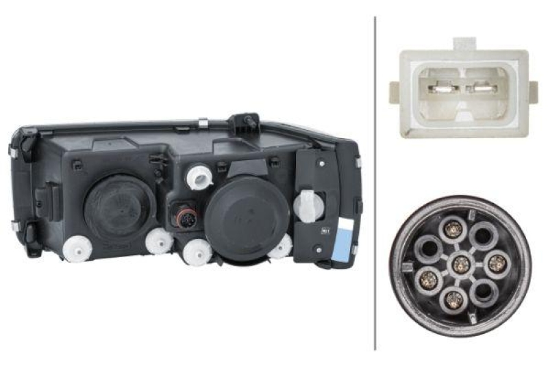 HELLA 1EJ 247 046-031 Heckscheinwerfer links Halogen DAF