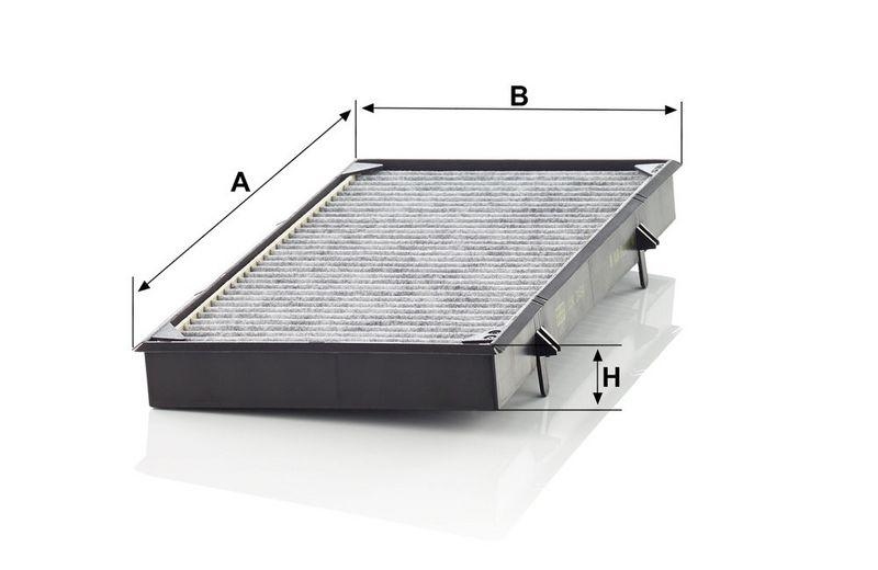 MANN-FILTER CUK 3454 Innenraumluftfilter f&uuml;r Renault
