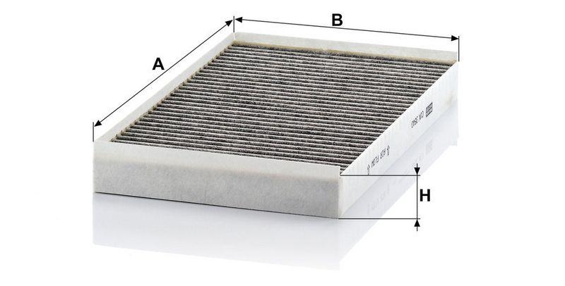 MANN-FILTER CUK 3540 Innenraumluftfilter f&uuml;r Mercedes-Benz