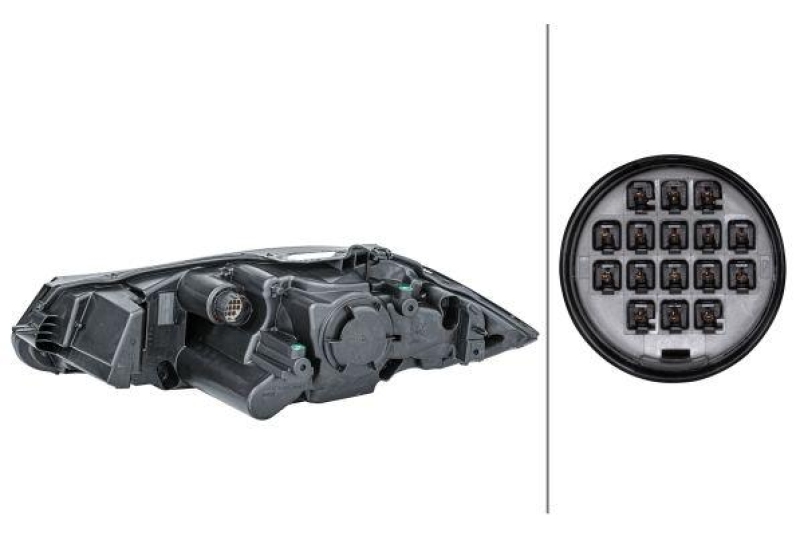 HELLA 1ZS 354 815-041 Hauptscheinwerfer, rechts für JAGUAR