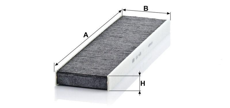 MANN-FILTER CUK 4436 Innenraumluftfilter f&uuml;r BMW