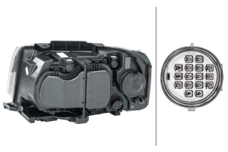 HELLA 1EJ 354 813-161 Heckscheinwerfer rechts Hybrid LandRo