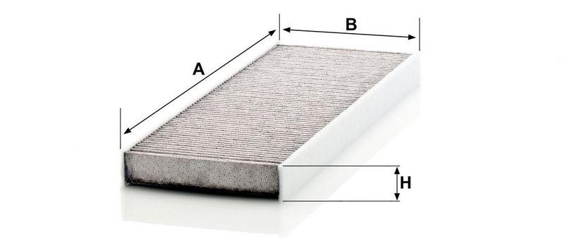 MANN-FILTER CUK 45 004 Innenraumluftfilter f&uuml;r Scania