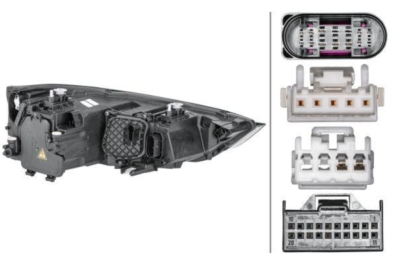 HELLA 1ZS 354 838-091 Heckscheinwerfer links Hybrid AUDI