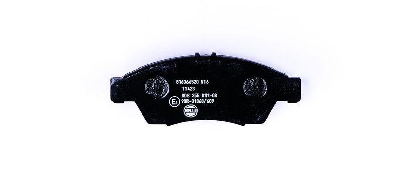 HELLA 8DB 355 011-081 Bremsbelagsatz, Scheibenbremsbelag für SUZUKI