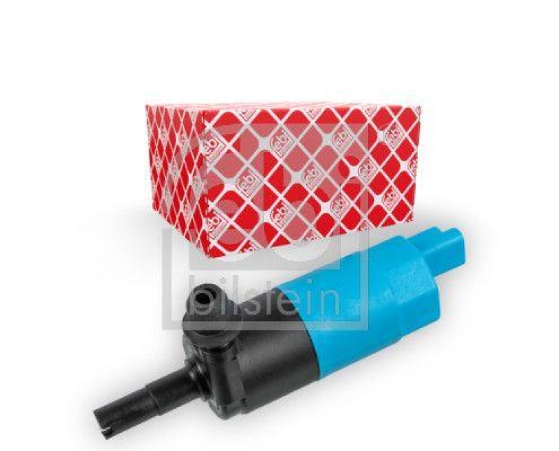 FEBI BILSTEIN 109447 Waschwasserpumpe für Scheinwerferreinigungsanlage, mit Dichtring für CITROEN
