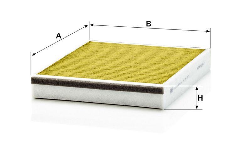 MANN-FILTER FP 25 007 Innenraumluftfilter f&uuml;r Ford