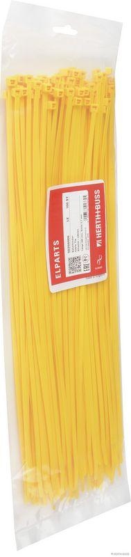 HERTH+BUSS 50266006 Kabelbinder 4,7 x 390 mm, PA 6.6 gelb