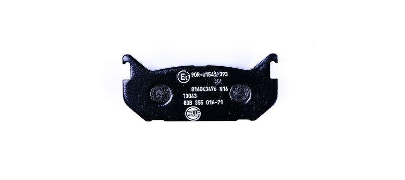 HELLA 8DB 355 016-711 Bremsbelagsatz, Scheibenbremsbelag f&uuml;r MAZDA/FORD USA