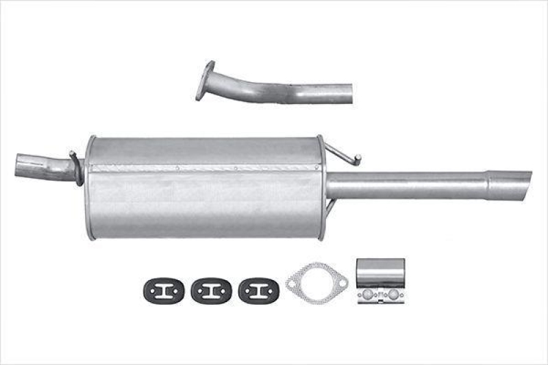 HELLA 8LD 366 028-321 Endschalldämpfer DAEWOO