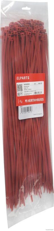 HERTH+BUSS 50266008 Kabelbinder 4,7 x 390 mm, PA 6.6 rot