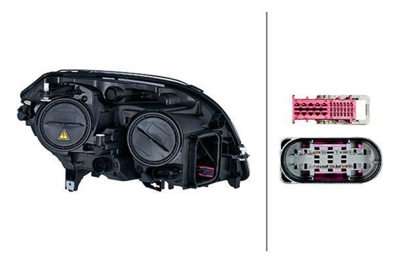 HELLA 1ZS 354 878-131 Heckscheinwerfer links Bi-Xenon MB