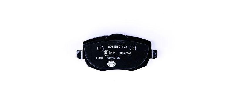 HELLA 8DB 355 011-221 Bremsbelagsatz, Scheibenbremsbelag f&uuml;r LANCIA YPSILON (843_)