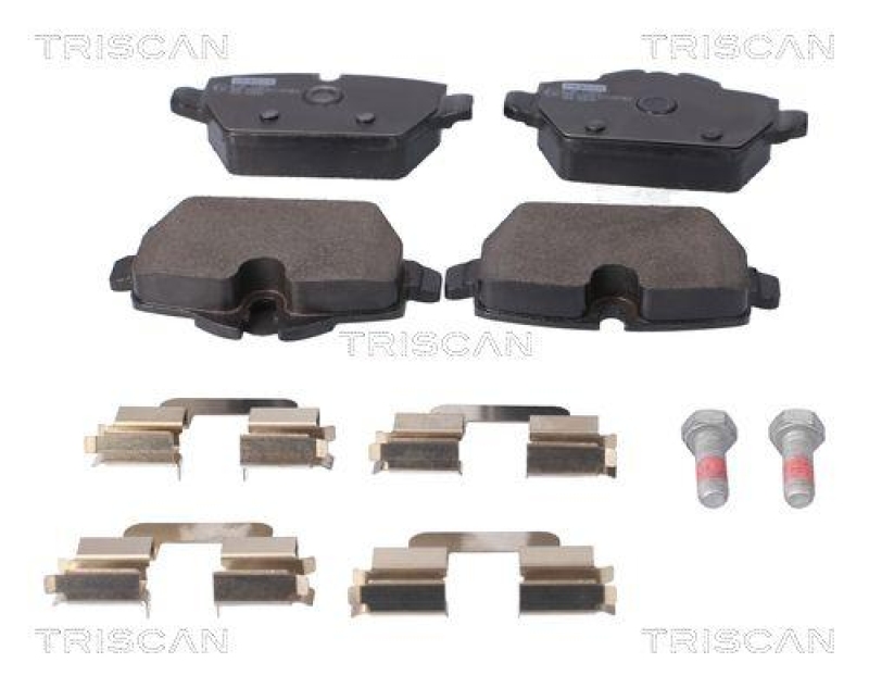 TRISCAN 8110 11024 Bremsbelag Hinten f&uuml;r Bmw 1-Serie (E87)