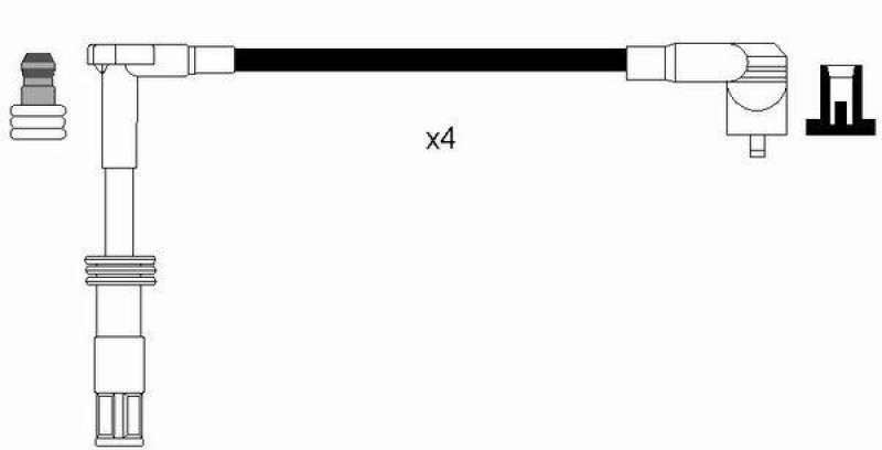 NGK 8597 Z&uuml;ndleitungssatz RC-AR903 |Z&uuml;ndkabel