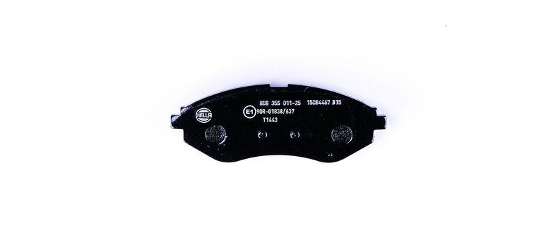 HELLA 8DB 355 011-251 Bremsbelagsatz, Scheibenbremsbelag für CHEVROLET/DAEWOO