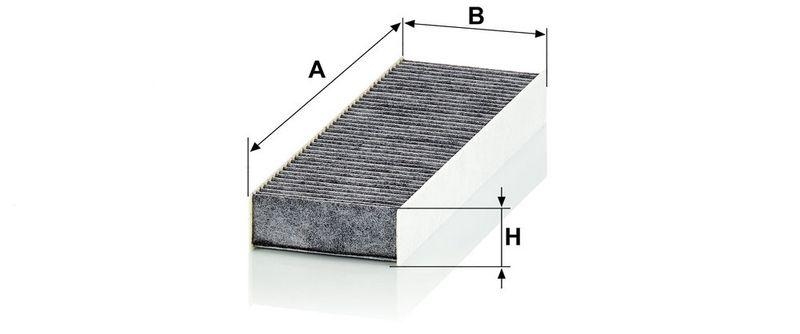 MANN-FILTER CUK 26 025-2 Innenraumluftfilter f&uuml;r PSA