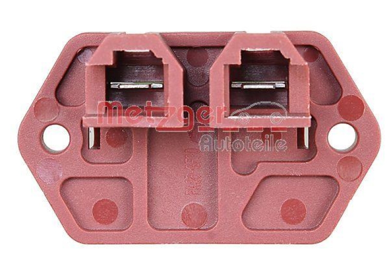 METZGER 0917358 Vorwiderstand, Elektromotor-Kühlerlüfter für CITROEN/FIAT/PEUGEOT