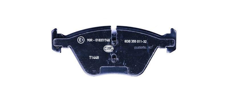 HELLA 8DB 355 011-321 Bremsbelagsatz, Scheibenbremsbelag f&uuml;r BMW