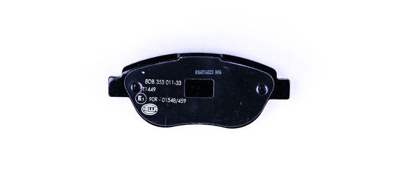 HELLA 8DB 355 011-331 Bremsbelagsatz, Scheibenbremsbelag f&uuml;r FIAT/LANCIA