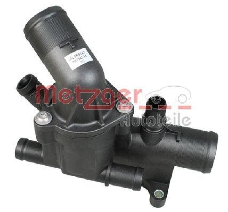 METZGER 4006345 Thermostat K&uuml;hlmittel, Mit Geh&auml;use f&uuml;r FIAT/OPEL/RENAULT/&Ouml;FFNUNGSTEMP. [&deg;C]75