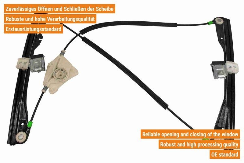 VAICO V10-2179 Fensterheber elektrisch 2-T&uuml;rig vorne links f&uuml;r SEAT