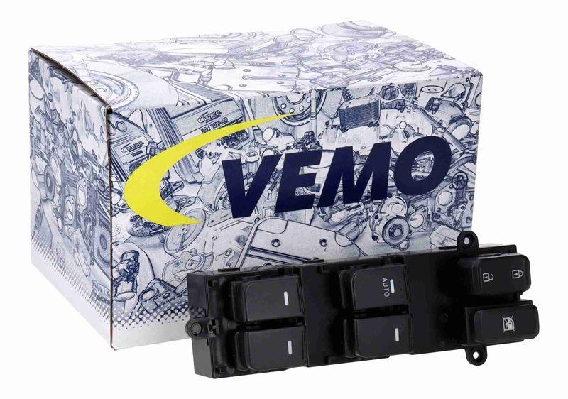 VEMO V53-73-0024 Schalter, Fensterheber schwarz, Fahrerseitig f&uuml;r KIA