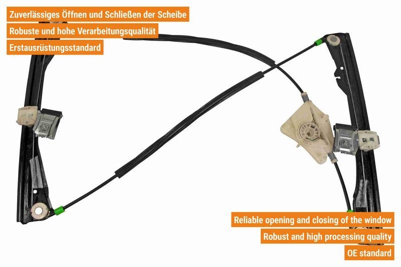 VAICO V10-2180 Fensterheber elektrisch 2-Türig vorne rechts für SEAT