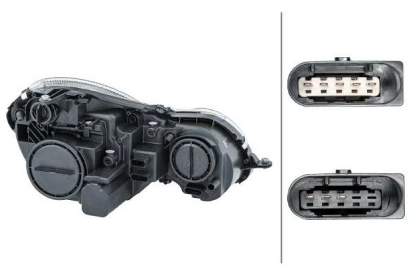 HELLA 1EL 009 260-071 Heckscheinwerfer links Halogen MB
